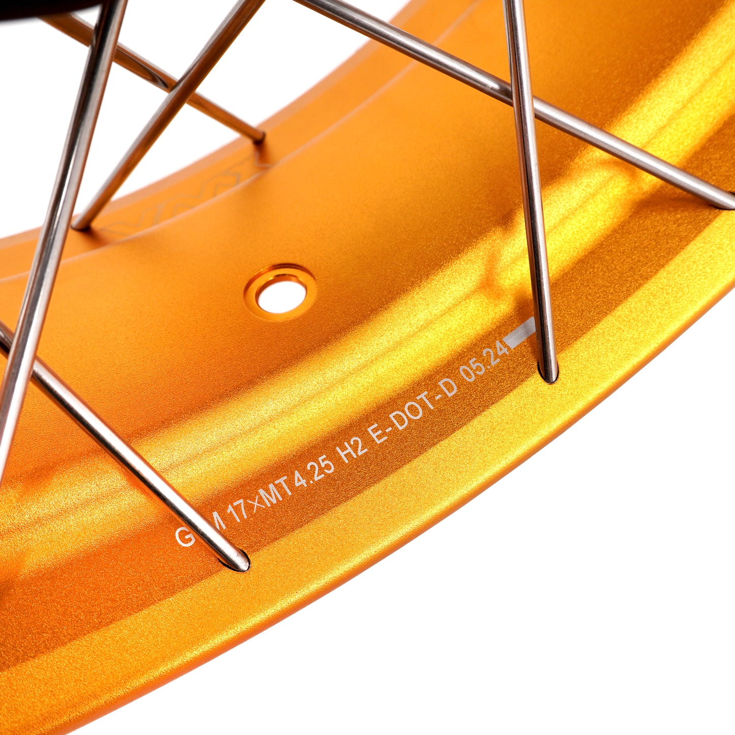 VMX-Racing Fit Honda NX400 NX500 2024-2025 Tubeless 2.5*19 & 4.25*17 Wheels Gold GLM Rims