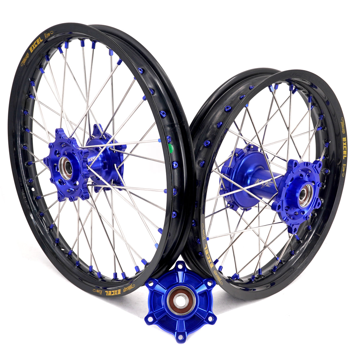 KKE 1.85*21 & 2.5*18 Motorcycle Tubed Spoke Wheels With Takasago EXCEL ...