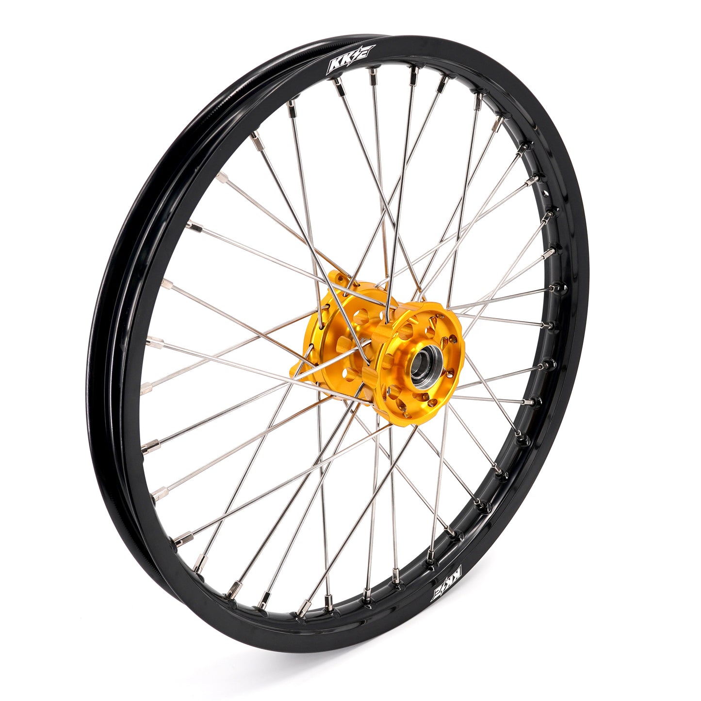 KKE 21 & 19 Wheels for Suzuki RMZ250 2007 RMZ450 2005-2025 Gold&Black