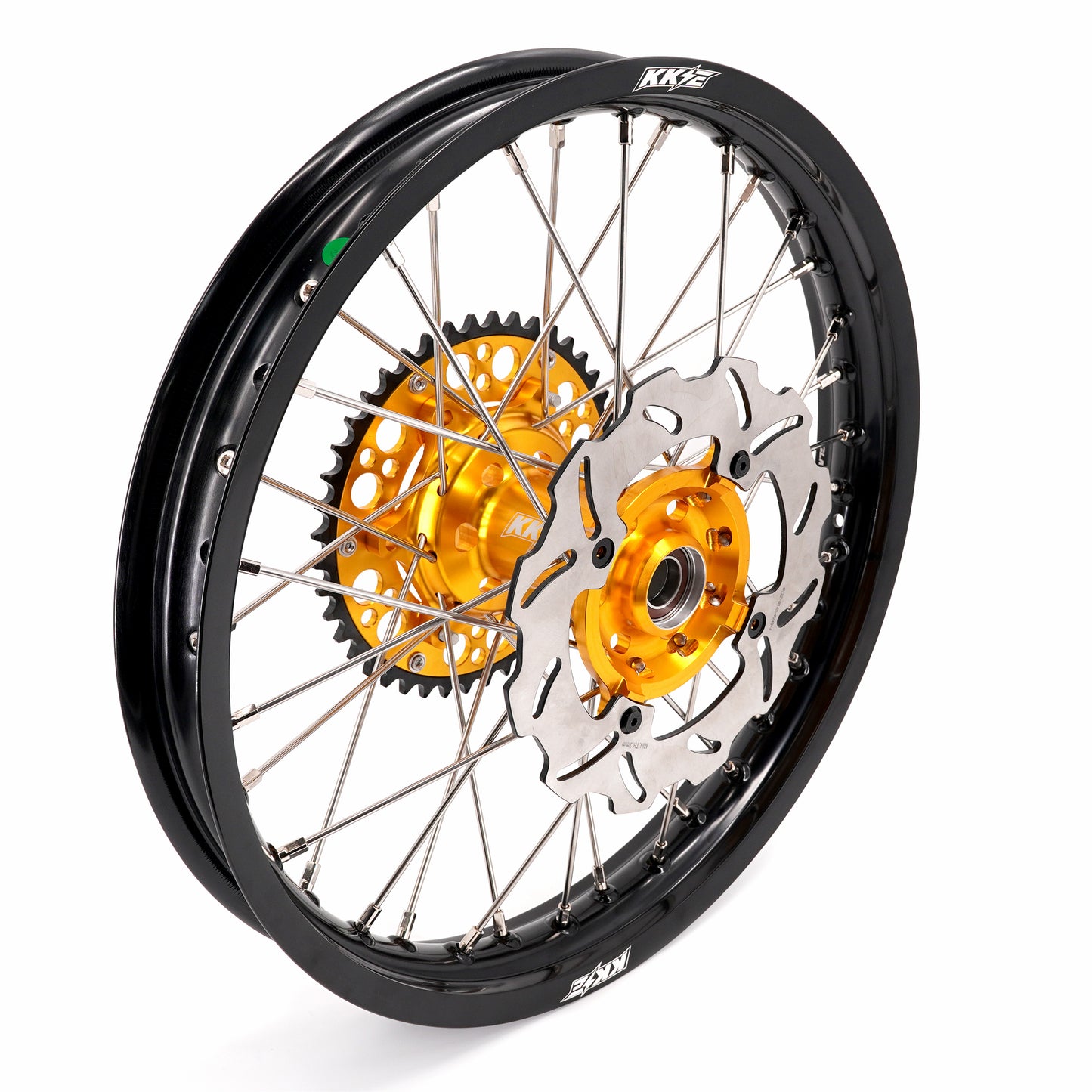 KKE 21 & 19 Wheels for Suzuki RMZ250 2007 RMZ450 2005-2025 Gold&Black