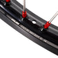 KKE 21&18 21&19 Casting Wheels for HONDA CR125R 1995-1997 CR250R 1995-1996 Disc Red Nipples