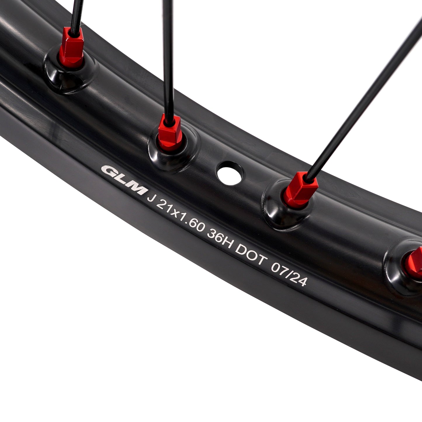 KKE 21inch 18inch E-Bike Wheels Rim Fit For Rawrr Mantis X 2024-2025 Black/Red