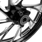 KKE 3.5*21'' & 5.5*18'' Tubeless Wheels Fit Harley Street Glide/CVO 2024 Black Rims