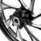 KKE 3.5*21'' & 5.5*18'' Tubeless Wheels Fit Harley Street Glide/CVO 2024 Black Rims