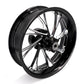 KKE 3.5*21'' & 5.5*18'' Tubeless Wheels Fit Harley Street Glide/CVO 2024 Black Rims