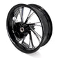 KKE 3.5*21'' & 5.5*18'' Tubeless Wheels Fit Harley Street Glide/CVO 2024 Black Rims