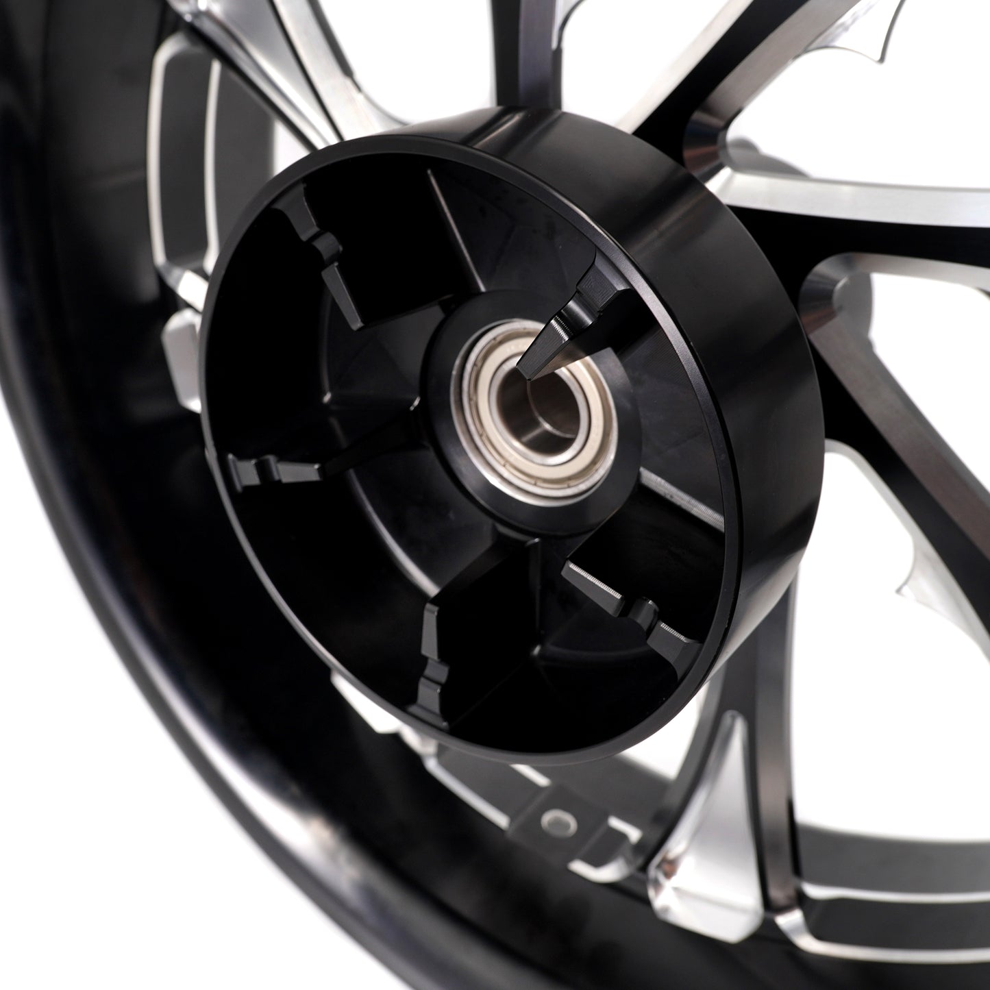 KKE 3.5*21'' & 5.5*18'' Tubeless Wheels Fit Harley Street Glide/CVO 2024 Black Rims