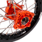 KKE 10/10 Small Kid's Wheels For KTM SX50 Mini Dirtbikes Orange Hub