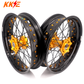 Pre-order KKE 3.5/4.25 Supermoto Race Wheels For Suzuki RM125 1996-2007 RM250 1996-2008 Gold Nipples