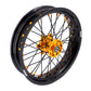 Pre-order KKE 3.5/4.25 Supermoto Race Wheels For Suzuki RM125 1996-2007 RM250 1996-2008 Gold Nipples