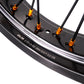 Pre-order KKE 3.5/4.25 Supermoto Race Wheels For Suzuki RM125 1996-2007 RM250 1996-2008 Gold Nipples