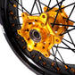Pre-order KKE 3.5/4.25 Supermoto Race Wheels For Suzuki RM125 1996-2007 RM250 1996-2008 Gold Nipples