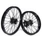 Pre-order KKE Enduro 1.6*21" & 2.15*18" CNC Hub Electric Dirtbike Alloy Wheels Rims Fit STARK VARG Black All Black