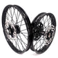Pre-order KKE Enduro 1.6*21" & 2.15*18" CNC Hub Electric Dirtbike Alloy Wheels Rims Fit STARK VARG Black All Black