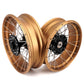 VMX 3.5*15'' & 4.0*14'' Tubeless Wheels Set For Yamaha XMAX300 2025 Gold Rim