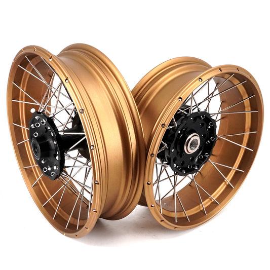 VMX 3.5*15'' & 4.0*14'' Tubeless Wheels Set For Yamaha XMAX300 2025 Gold Rim