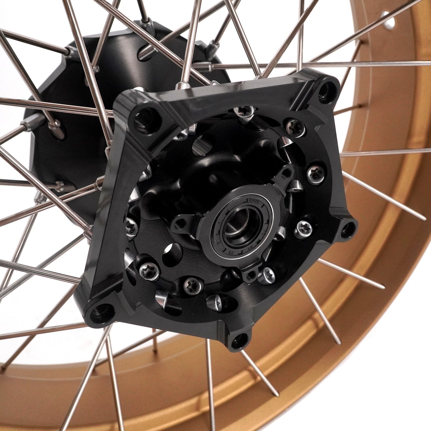 VMX 3.5*15'' & 4.0*14'' Tubeless Wheels Set For Yamaha XMAX300 2025 Gold Rim