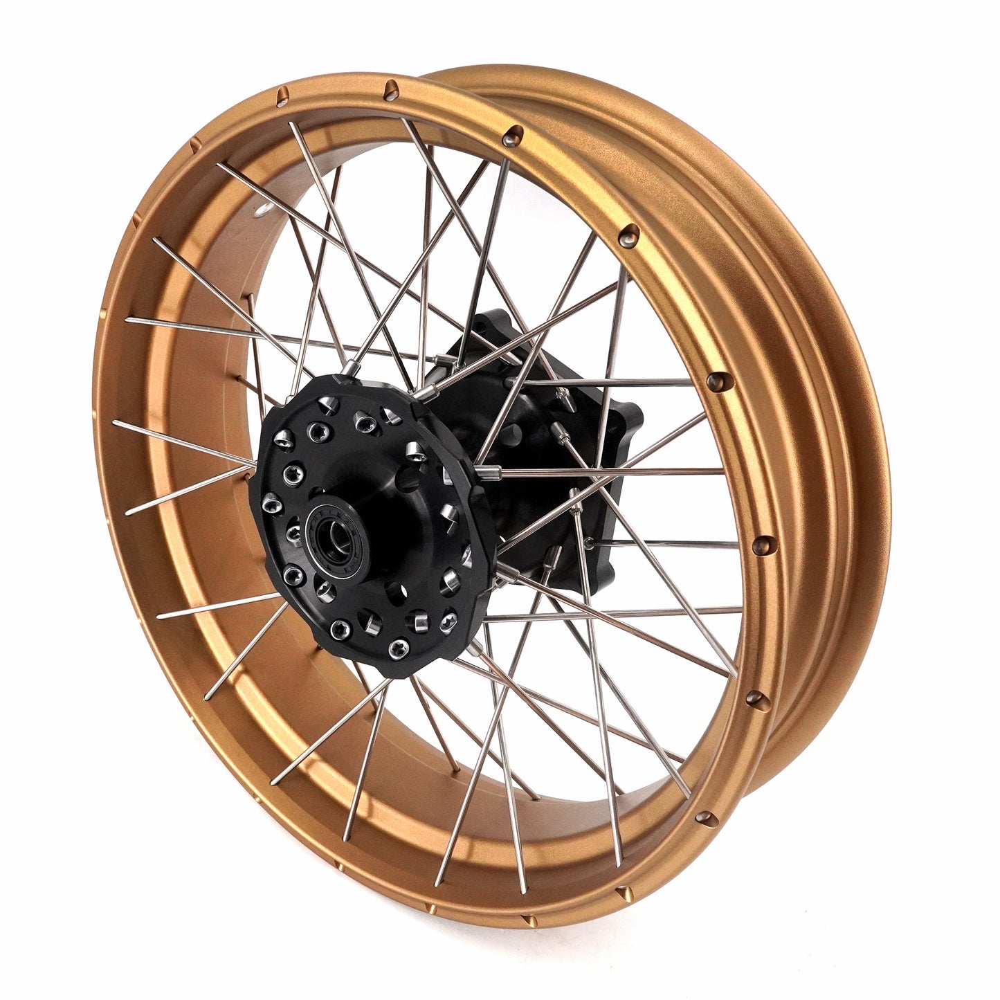 VMX 3.5*15'' & 4.0*14'' Tubeless Wheels Set For Yamaha XMAX300 2025 Gold Rim