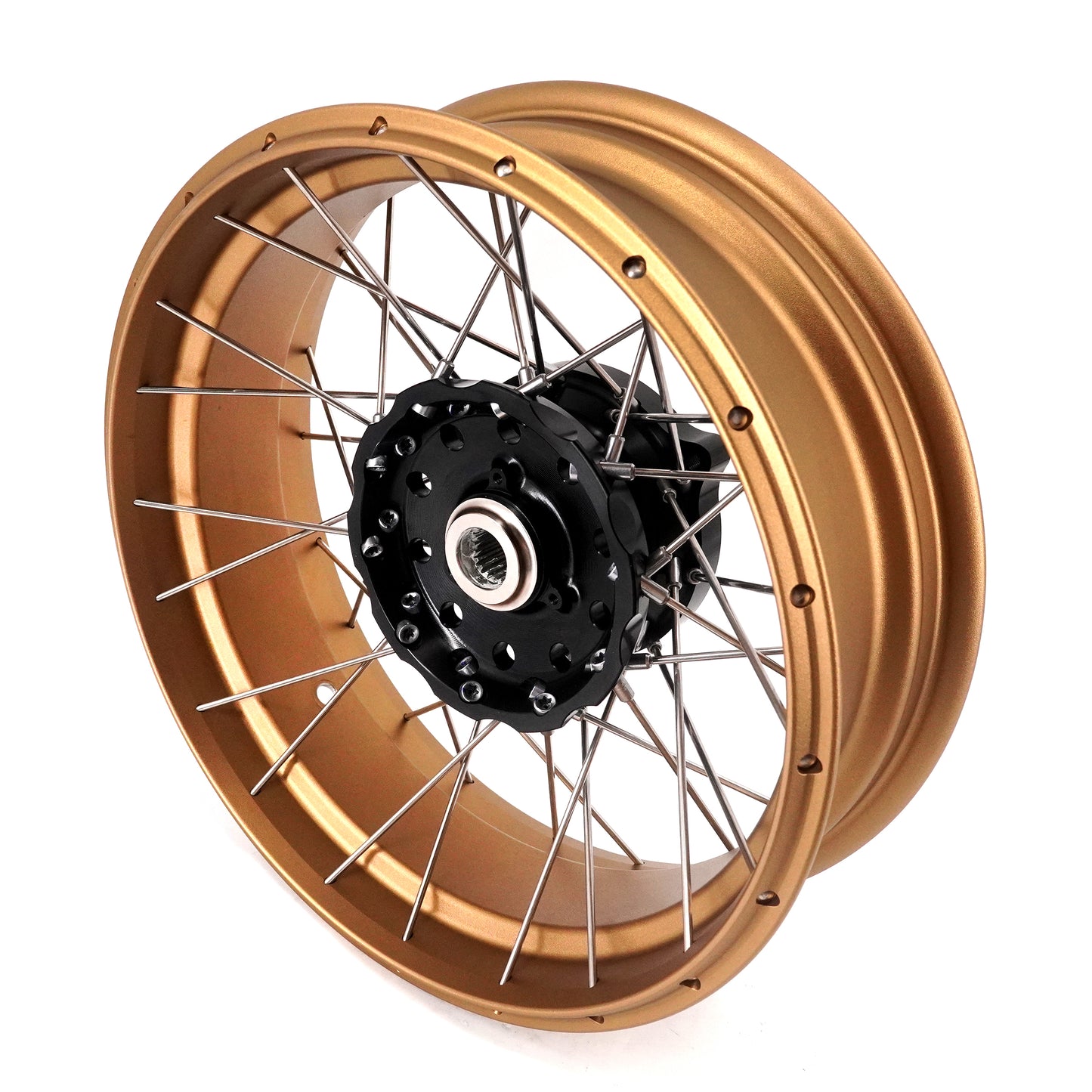 VMX 3.5*15'' & 4.0*14'' Tubeless Wheels Set For Yamaha XMAX300 2025 Gold Rim