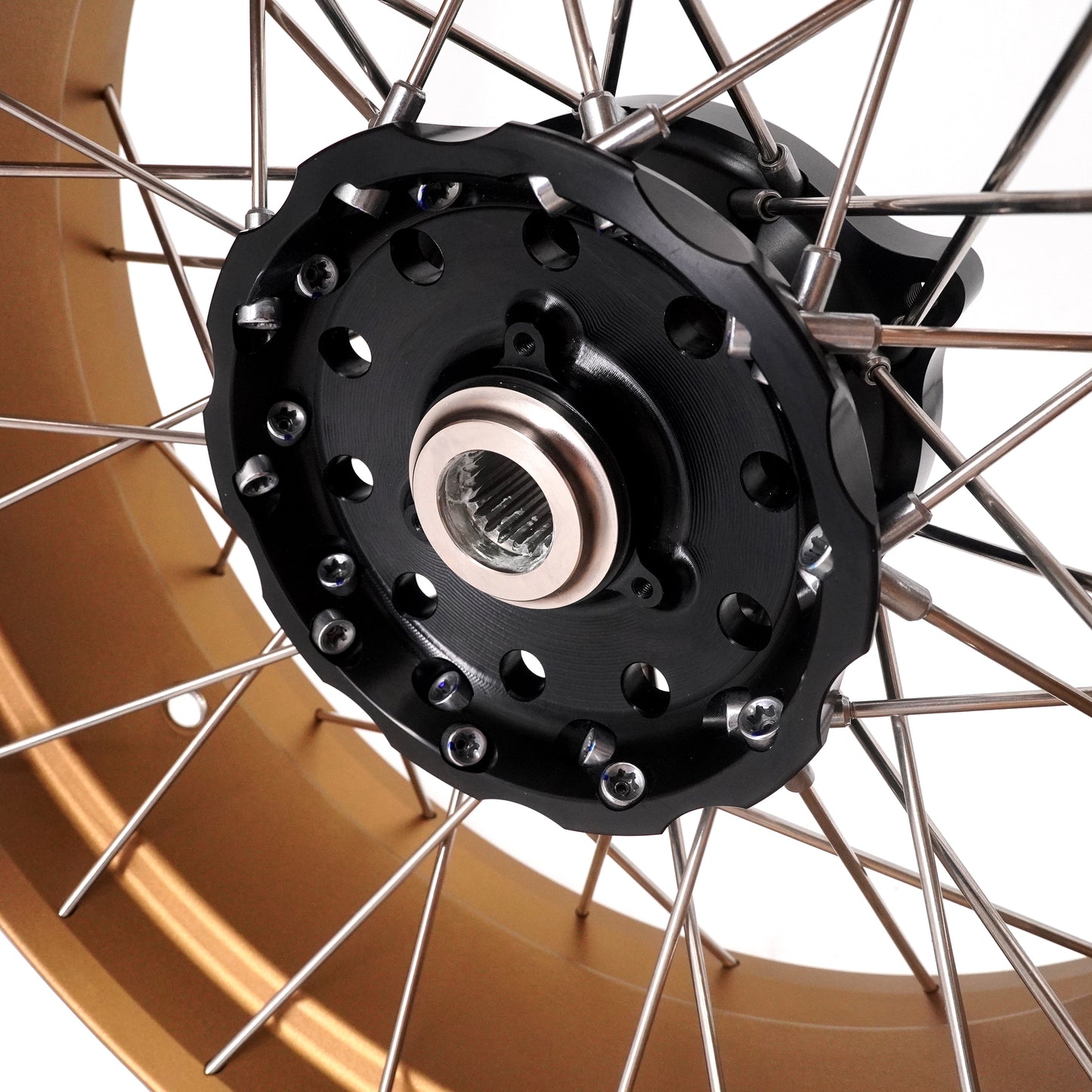 VMX 3.5*15'' & 4.0*14'' Tubeless Wheels Set For Yamaha XMAX300 2025 Gold Rim