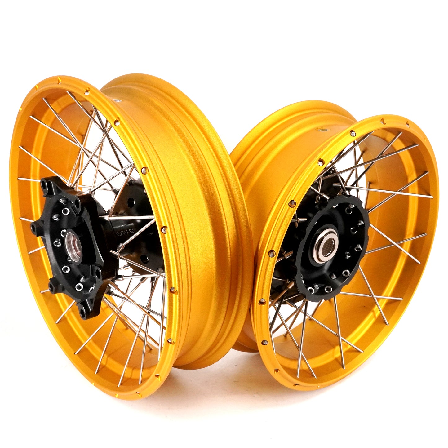 VMX 3.5*15'' & 4.0*14'' Tubeless Wheels Set For Honda ADV350 2025 Gold Rim