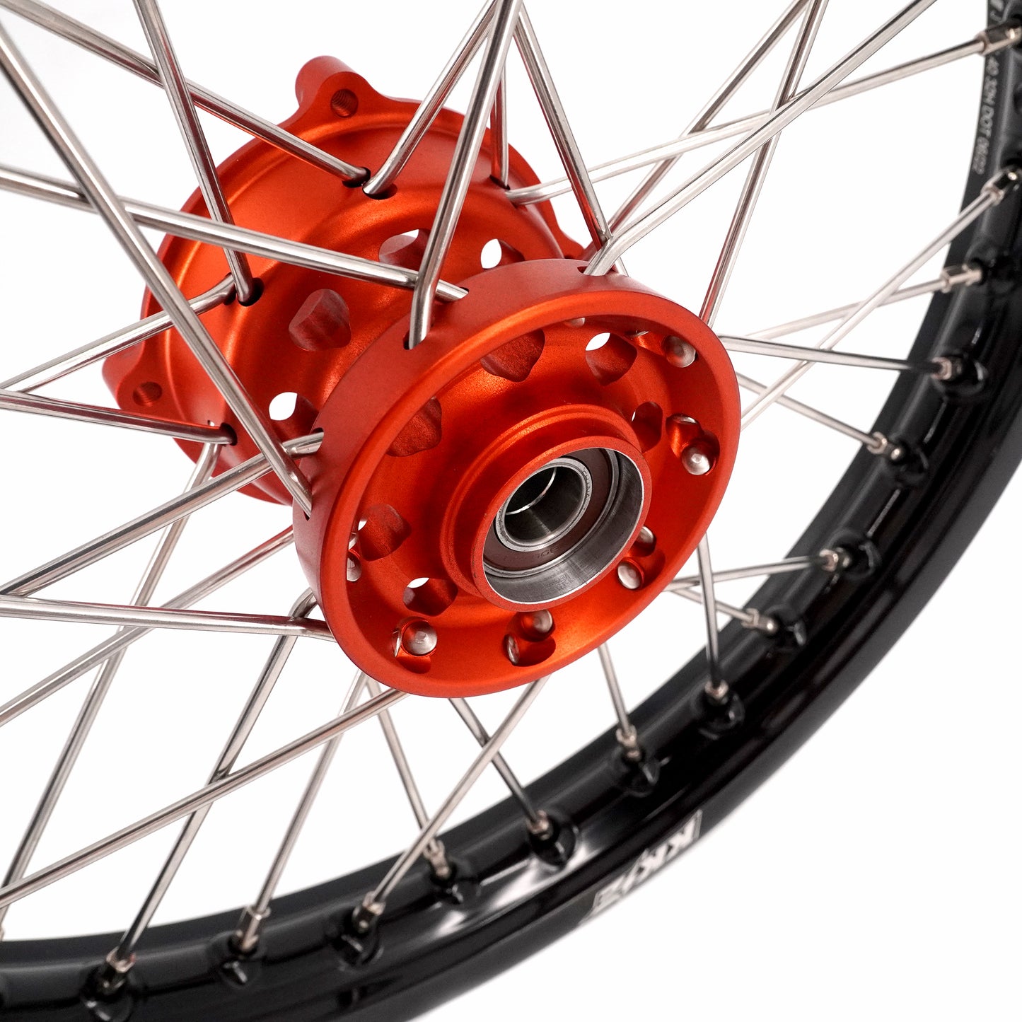 KKE 14"*1.4/12"*1.6 Kid's Small Wheels Rims Set Fit KTM SX 65 2025 Orange&Black