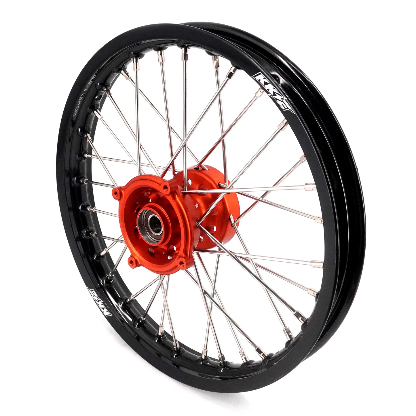 KKE 14"*1.4/12"*1.6 Kid's Small Wheels Rims Set Fit KTM SX 65 2025 Orange&Black