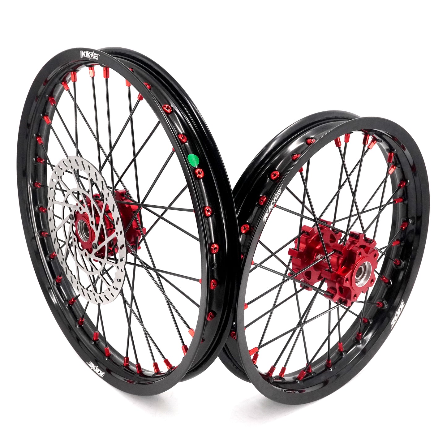 US Stock KKE 1.6*19" & 1.85*16" New Style E-bike Wheels Rim For SurRon Light Bee-X 2019-2025 Red Nipples
