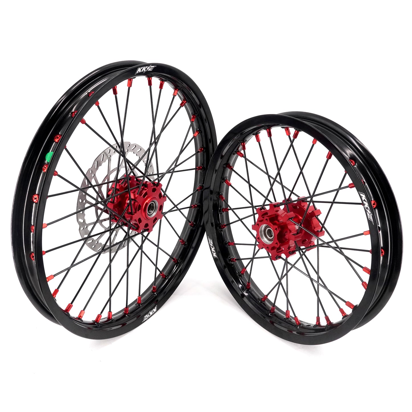 US Stock KKE 1.6*19" & 1.85*16" New Style E-bike Wheels Rim For SurRon Light Bee-X 2019-2025 Red Nipples