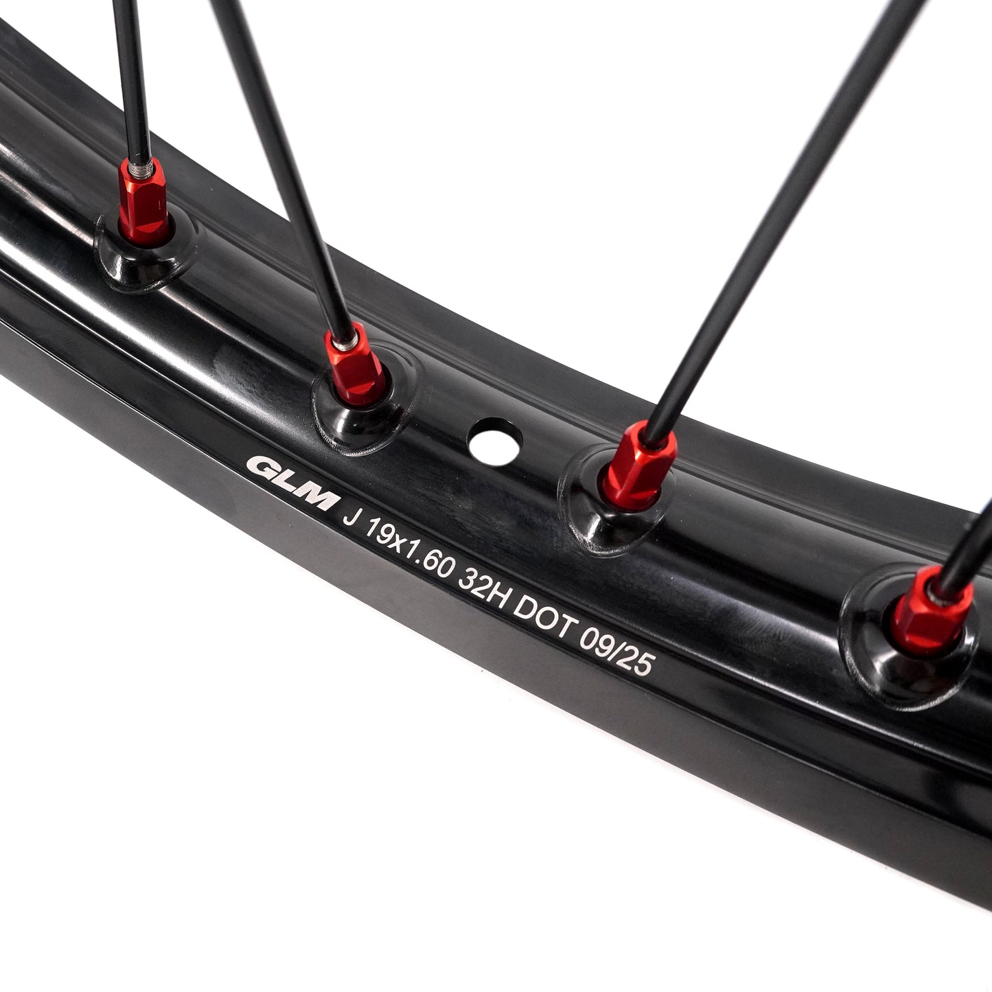 US Stock KKE 1.6*19" & 1.85*16" New Style E-bike Wheels Rim For SurRon Light Bee-X 2019-2025 Red Nipples