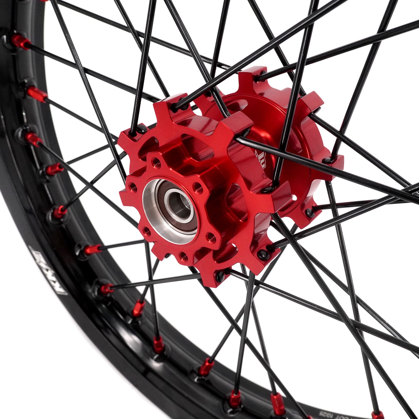 US Stock KKE 1.6*19" & 1.85*16" New Style E-bike Wheels Rim For SurRon Light Bee-X 2019-2025 Red Nipples