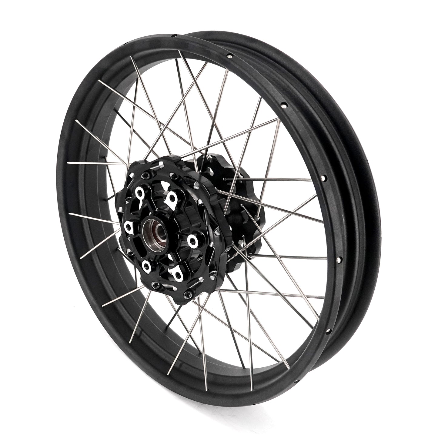 VMX-Racing 2.5*17" & 3.5*17" Tubeless Spoke Wheel For Triumph Speed 400 2024-2025 Black