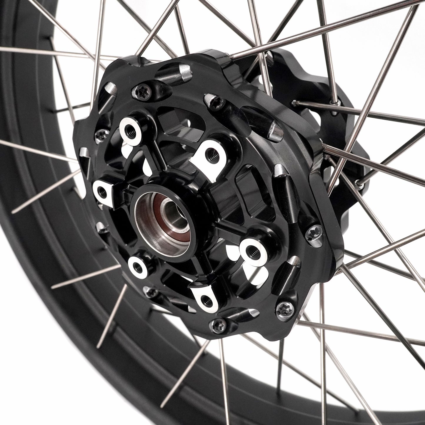 VMX-Racing 2.5*17" & 3.5*17" Tubeless Spoke Wheel For Triumph Speed 400 2024-2025 Black