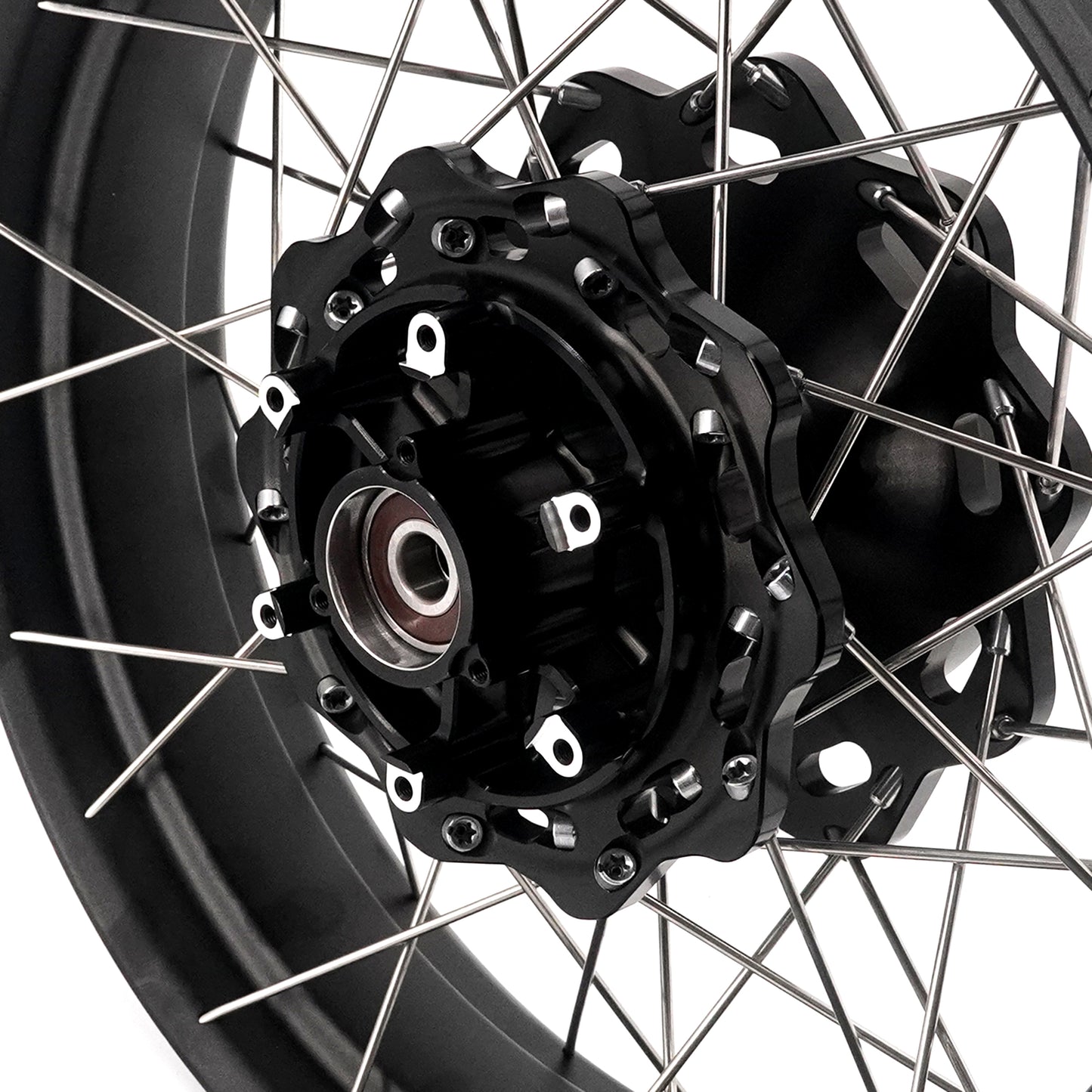 VMX-Racing 2.5*17" & 3.5*17" Tubeless Spoke Wheel For Triumph Speed 400 2024-2025 Black