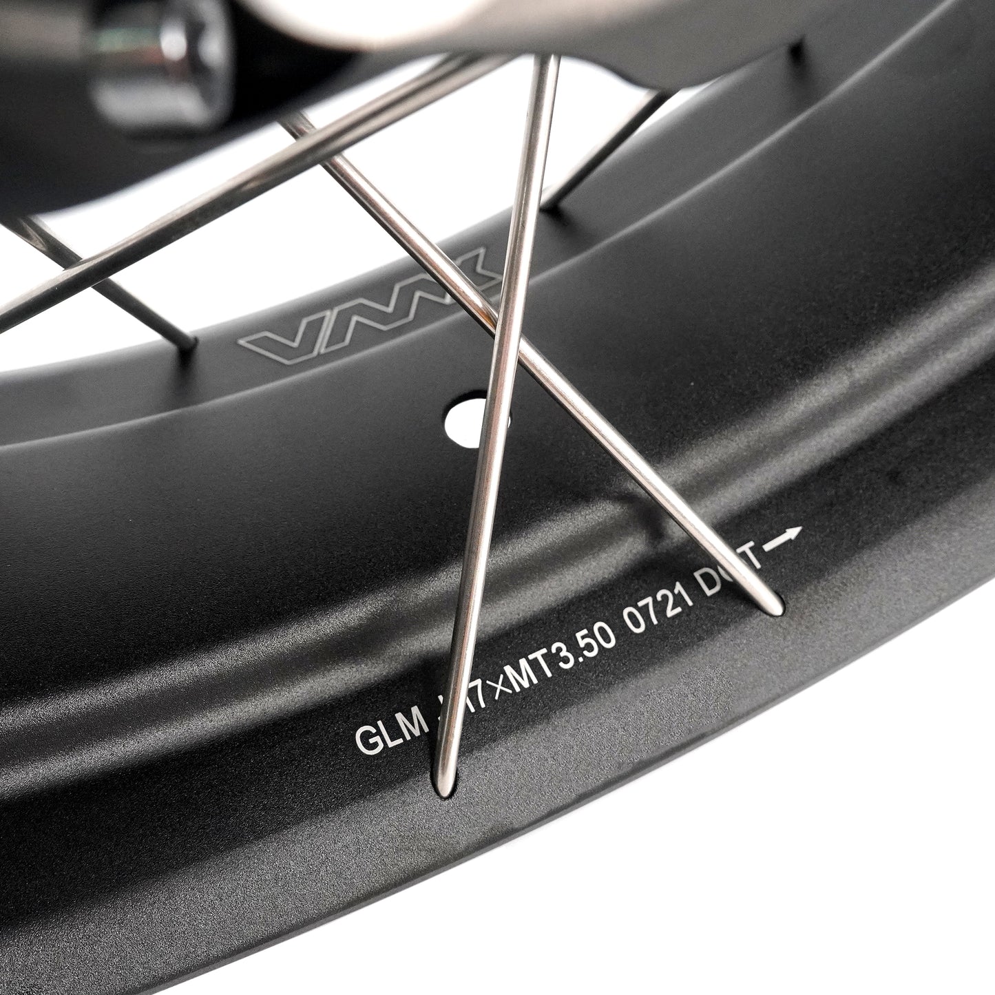 VMX-Racing 2.5*17" & 3.5*17" Tubeless Spoke Wheel For Triumph Speed 400 2024-2025 Black
