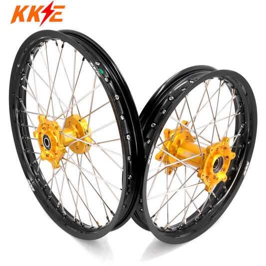 KKE 21in. 18in. Enduro Dirtbike Wheels Rims For SUZUKI DR-Z4SM 2025-2026 Test Version