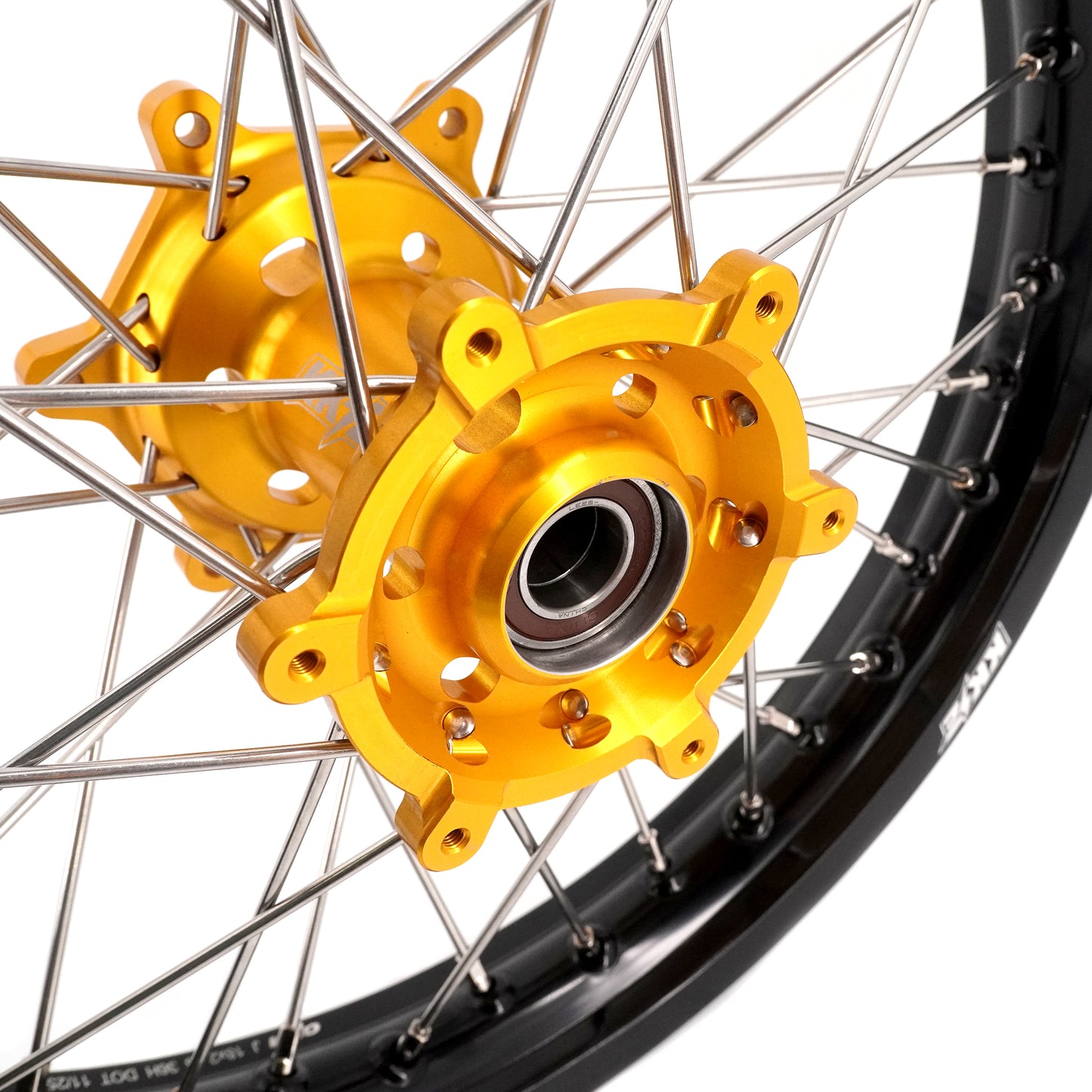 KKE 21" 18" Enduro Wheels Rims For SUZUKI DRZ400SM 2005-2024 Gold Hub