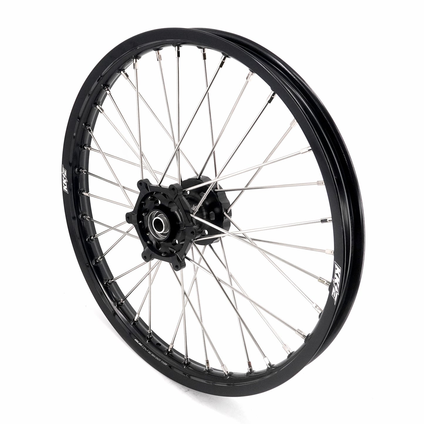 KKE 21/18 Enduro Dirtbike Wheel Rim For SUZUKI DRZ400 DRZ400S DRZ400E Black Hub & Rim