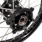 KKE 21/18 Enduro Dirtbike Wheel Rim For SUZUKI DRZ400 DRZ400S DRZ400E Black Hub & Rim