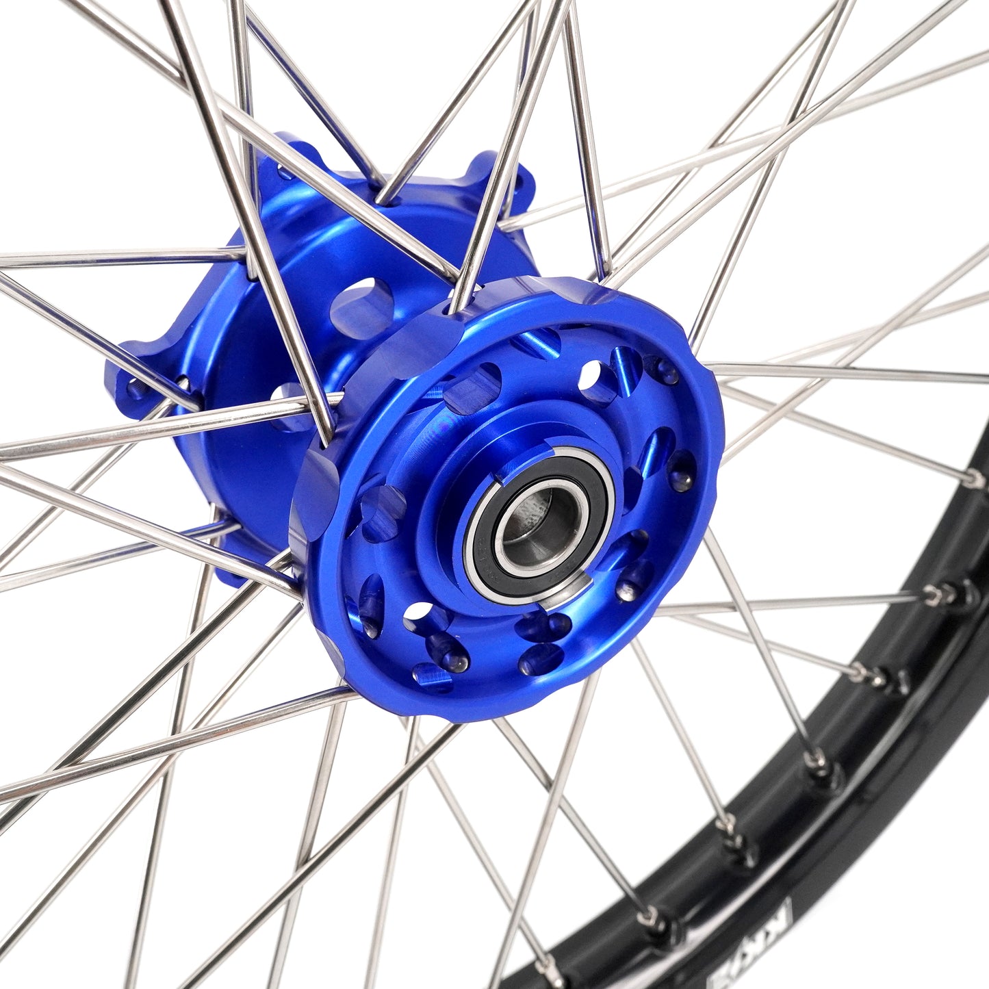 KKE 21 & 18 Enduro Wheels for YAMAHA WR250F 2001-2016 WR450F 2003-2015 Blue&Black 250mm Disc