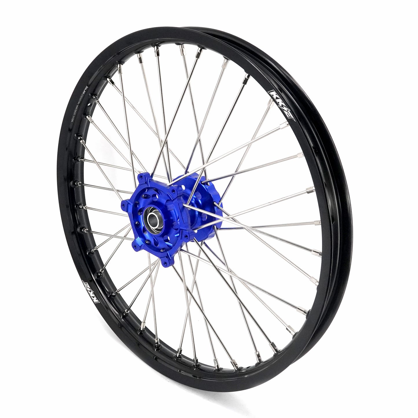 KKE 21 & 18 Enduro Wheels for YAMAHA WR250F 2001-2016 WR450F 2003-2015 Blue&Black 250mm Disc
