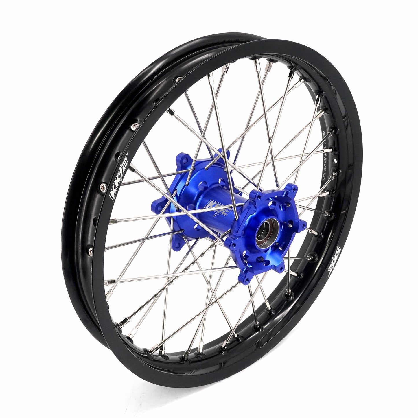 KKE 21 & 18 Enduro Wheels for YAMAHA WR250F 2001-2016 WR450F 2003-2015 Blue&Black 250mm Disc