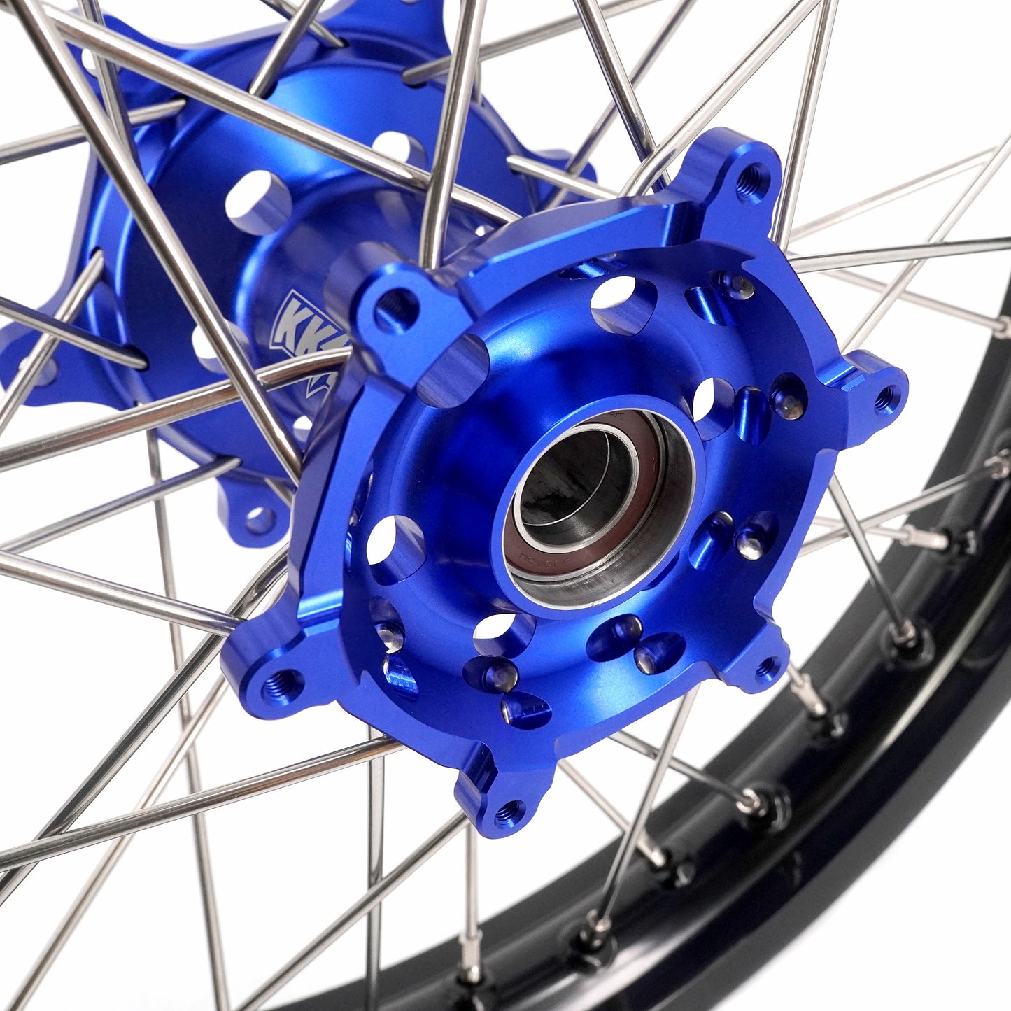 KKE 21 & 18 Enduro Wheels for YAMAHA WR250F 2001-2016 WR450F 2003-2015 Blue&Black 250mm Disc