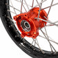 KKE 12/10 Small Kid's Wheels For KTM SX50 2024-2025 Mini Dirtbikes Orange Hub