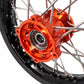 KKE 12/10 Small Kid's Wheels For KTM SX50 2024-2025 Mini Dirtbikes Orange Hub