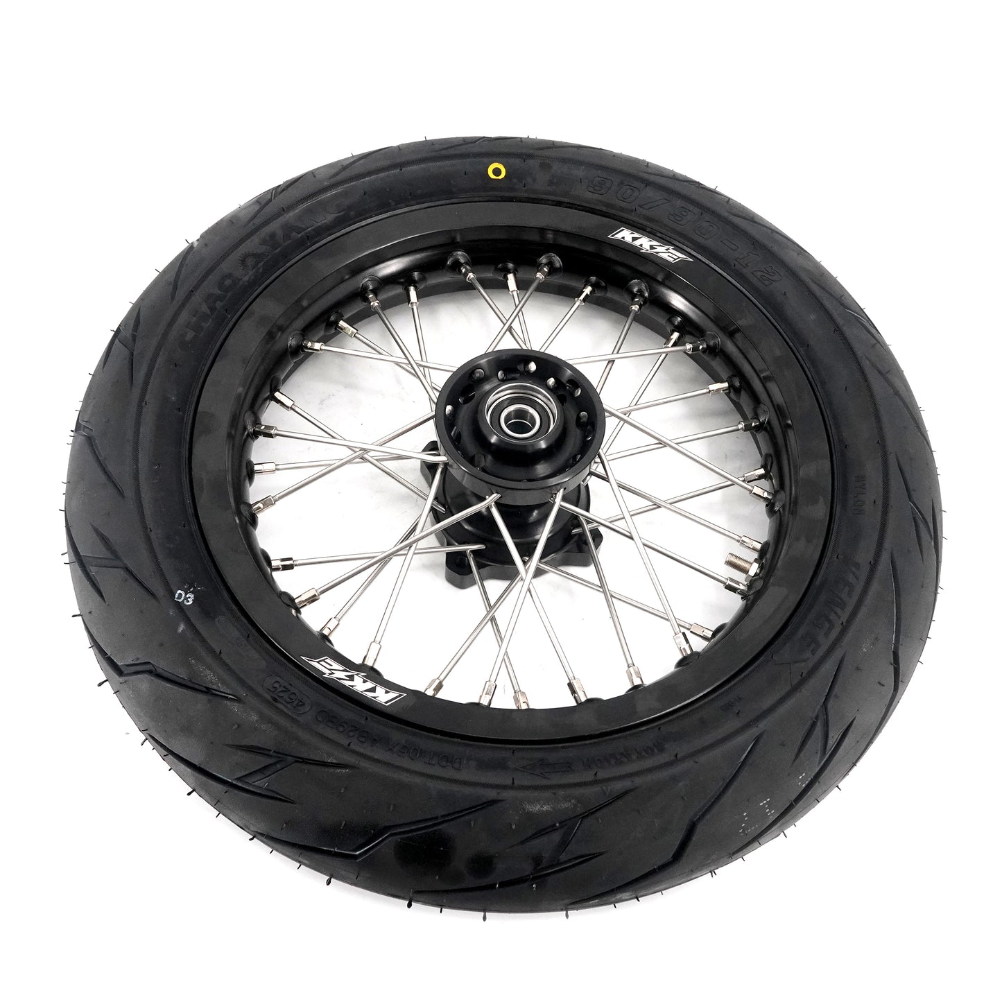 KKE 1.85*12’‘ & 2.15*12’‘ E-Bike Mini Wheels Kit with Tires Fit For Rawrr Mantis X 2024-2025 Black