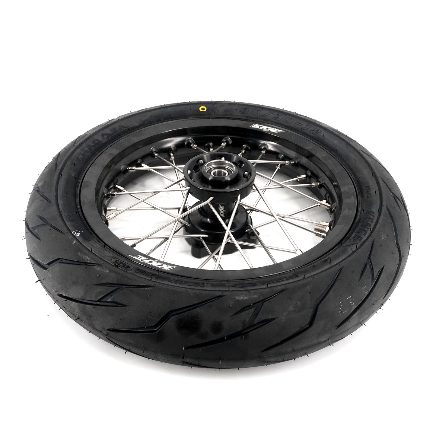 KKE 1.85*12’‘ & 2.15*12’‘ E-Bike Mini Wheels Kit with Tires Fit For Rawrr Mantis X 2024-2025 Black