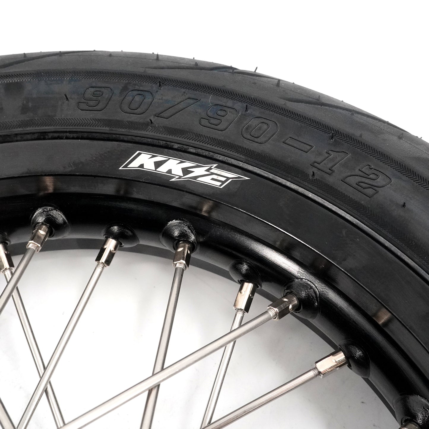 KKE 1.85*12’‘ & 2.15*12’‘ E-Bike Mini Wheels Kit with Tires Fit For Rawrr Mantis X 2024-2025 Black