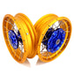 VMX 2.75*12inch / 3.5*12inch Tubeless Wheels Gold Rims For Honda Z 125 Monkey 2022-2024 Thailand (Model: z125MN) Blue Hubs