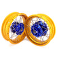 VMX 2.75*12inch / 3.5*12inch Tubeless Wheels Gold Rims For Honda Z 125 Monkey 2022-2024 Thailand (Model: z125MN) Blue Hubs
